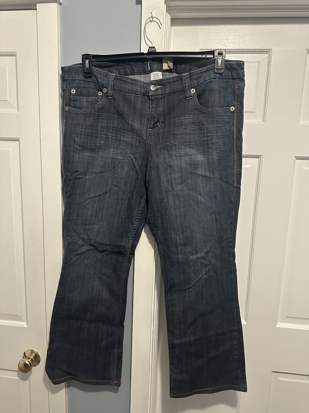 Z. Cavaricci Dark Blue Bootcut Jeans